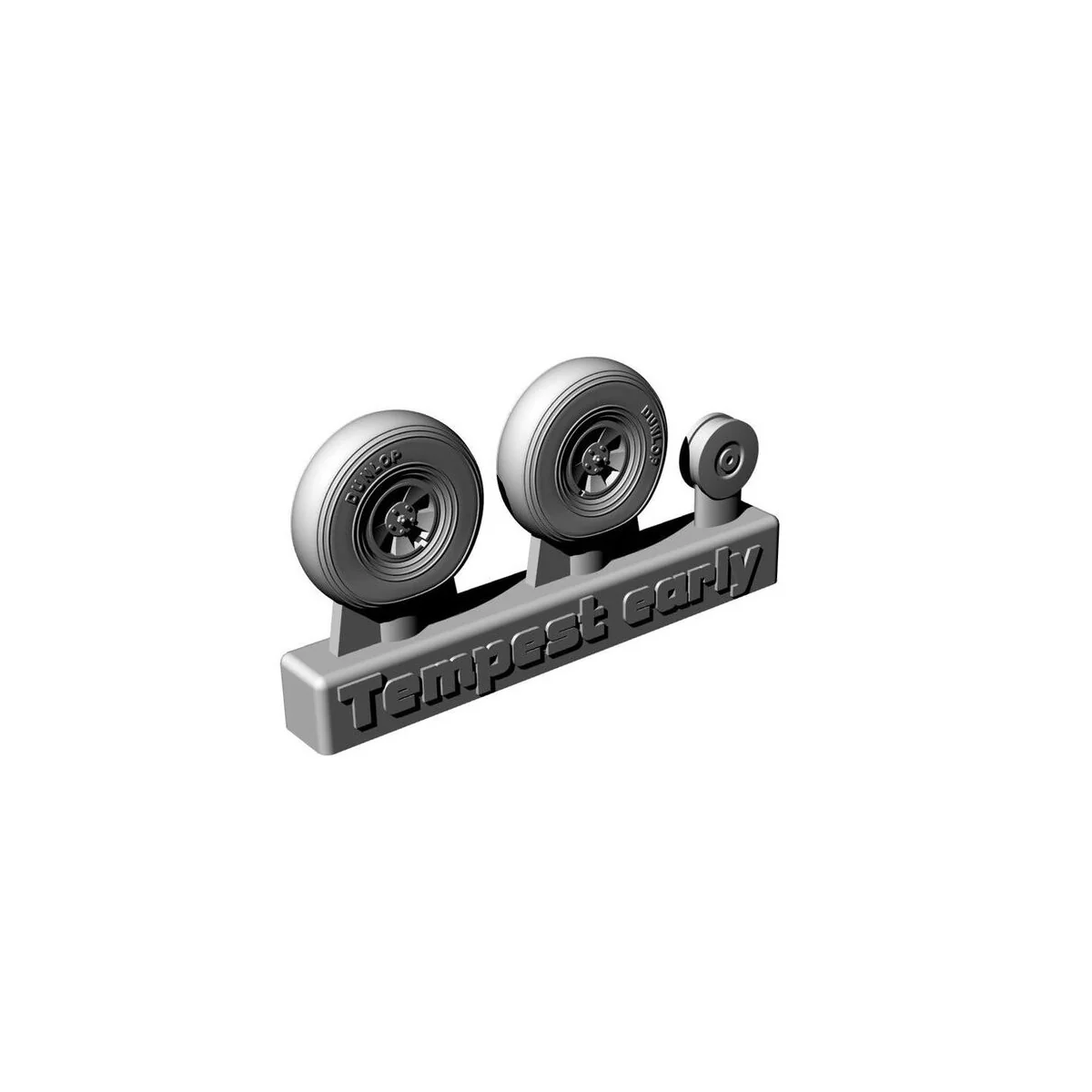 Hawker Tempest Mk.V wheels EARLY, 1/72 - Brengun BRL72260