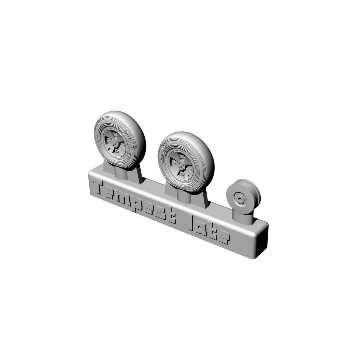 Hawker Tempest Mk.V wheels LATE, 1/72 - Brengun BRL72261