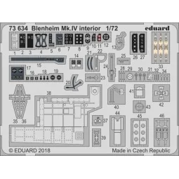 Blenheim Mk.IV interior for Airfix, 1/72 - Eduard Accessories 73634