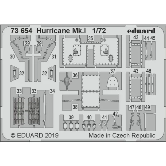 Hurricane Mk.I for Arma Hobby - Eduard Accessories 73654
