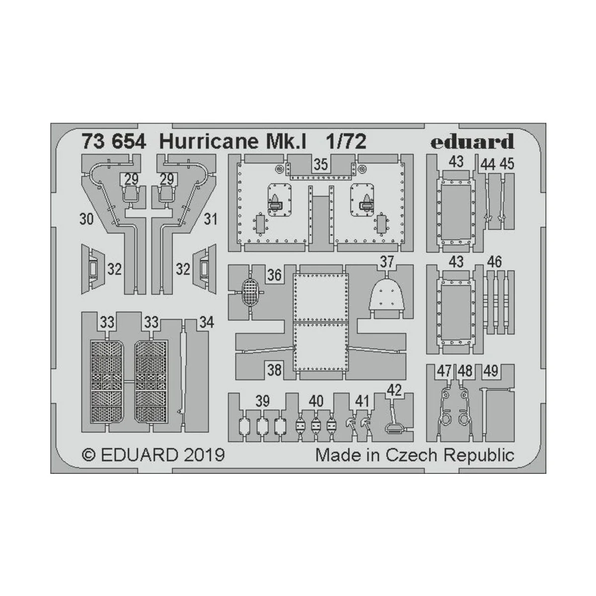 Hurricane Mk.I for Arma Hobby - Eduard Accessories 73654