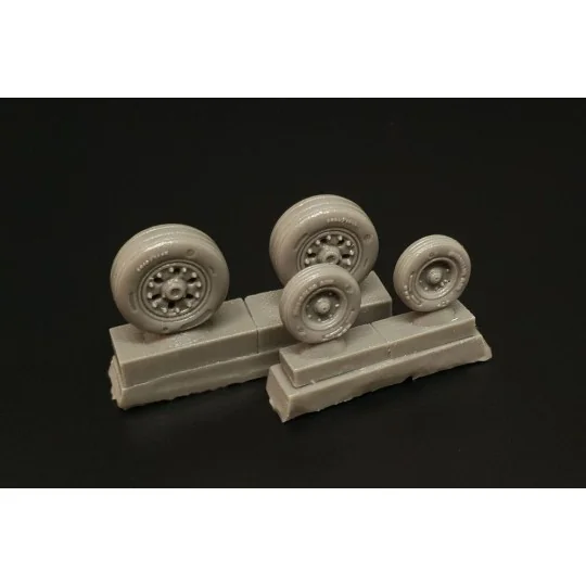 F/A-18 C/D wheel set, 1/72 - Brengun BRL72263