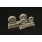 F/A-18 C/D wheel set, 1/72 - Brengun BRL72263