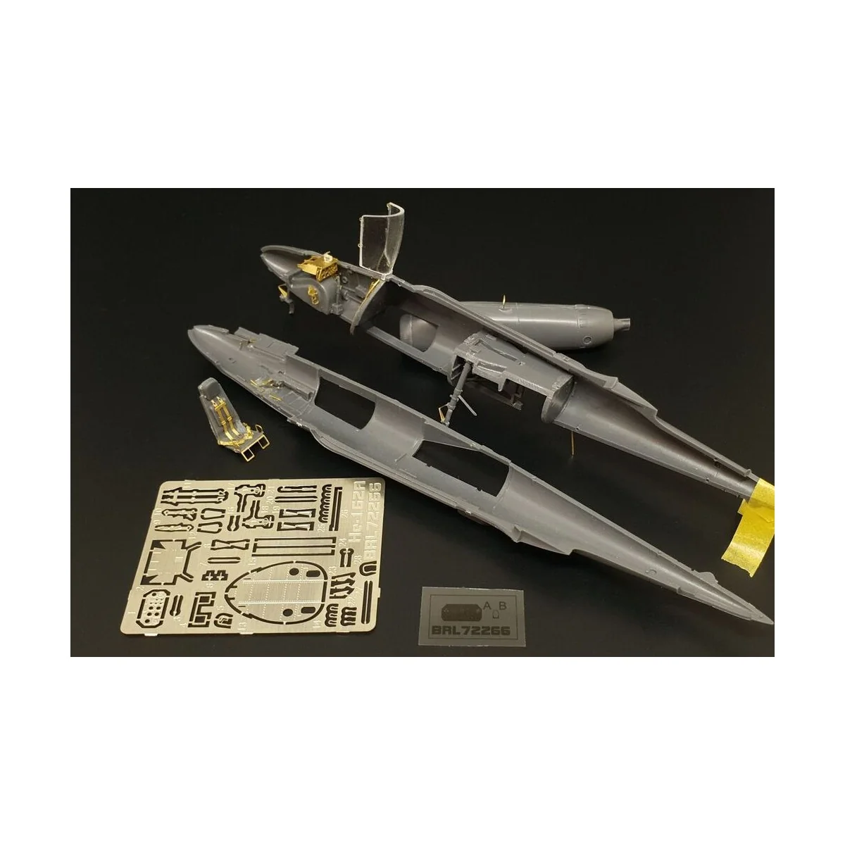 He-162A (Special Hobby kit), 1/72 - Brengun BRL72266