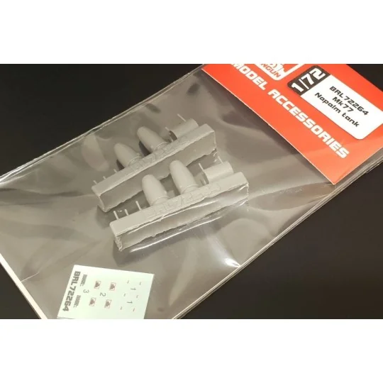 Mk77 napalm tank (2pcs), 1/72 - Brengun BRL72264