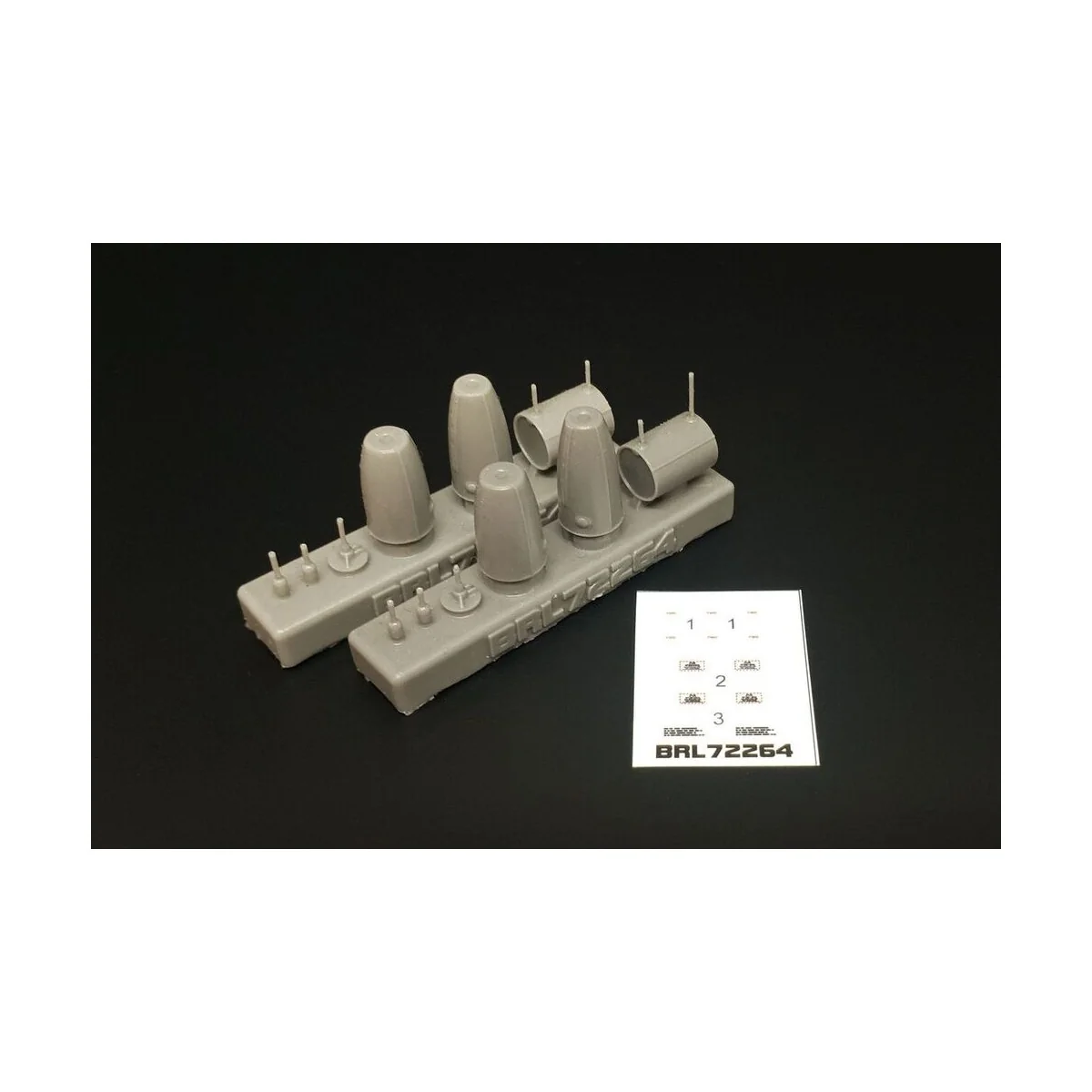 Mk77 napalm tank (2pcs), 1/72 - Brengun BRL72264