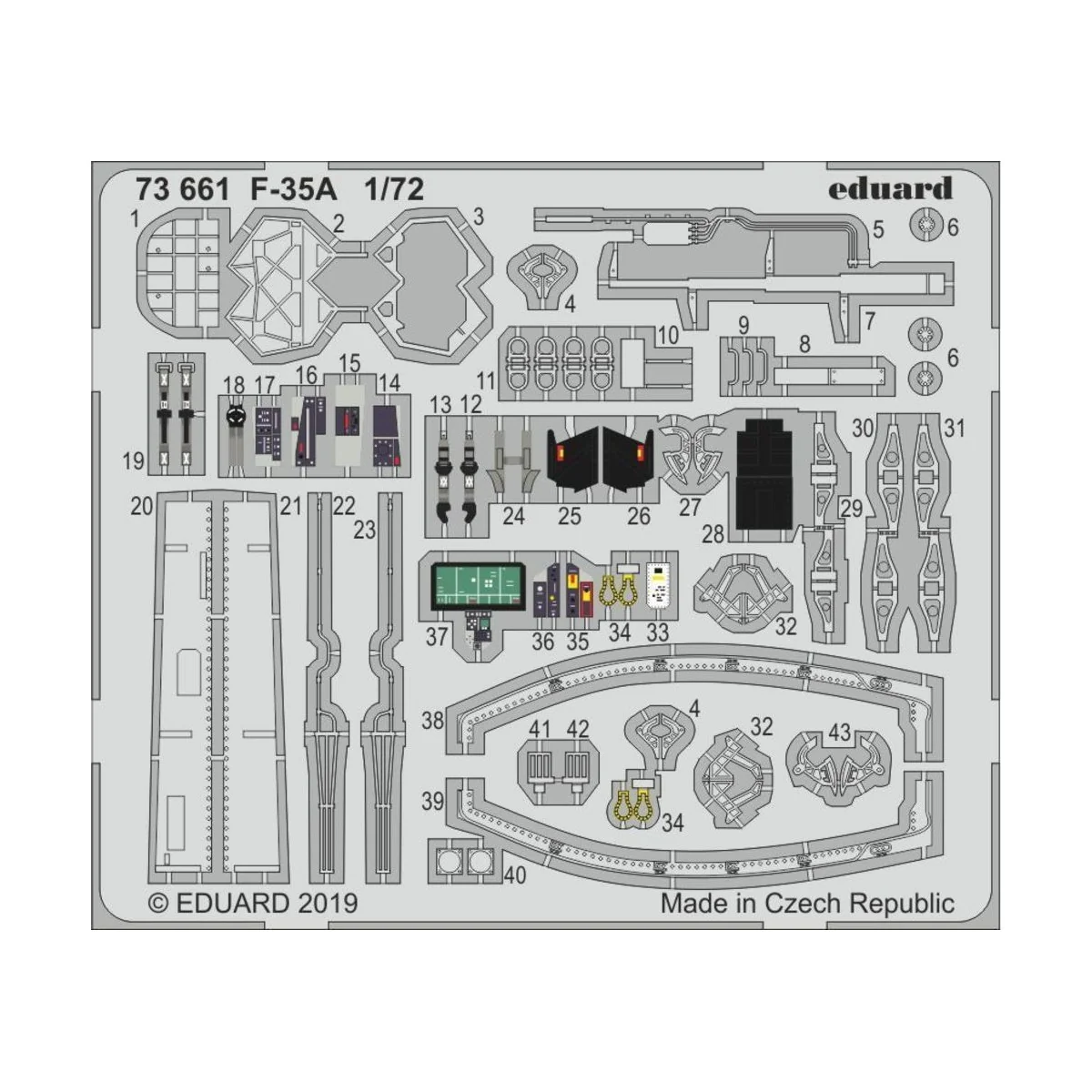 F-35A for Hasegawa, 1/72 - Eduard Accessories 73661