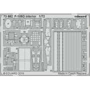 F-105D interior for Trumpeter, 1/72 - Eduard Accessories 73662