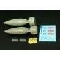 US 75 gal drop tank (2pcs), 1/32 - Brengun BRL32046