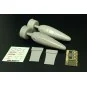 US 110 gal drop tank (2pcs), 1/32 - Brengun BRL32047