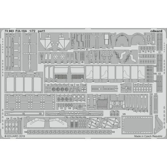 F/A-18A for Academy - Eduard Accessories 73663