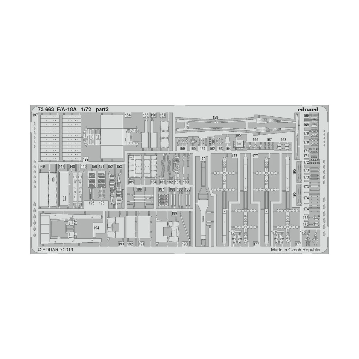 F/A-18A for Academy - Eduard Accessories 73663