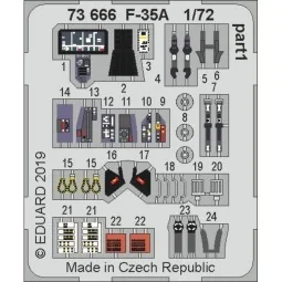 F-35A for Academy, 1/72 - Eduard Accessories 73666