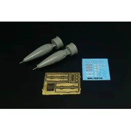US 110 gal drop tank (2pcs), 1/72 - Brengun BRL72270 2