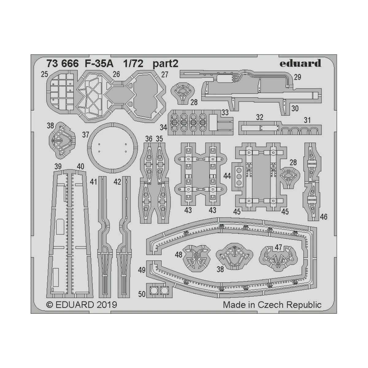 F-35A for Academy, 1/72 - Eduard Accessories 73666