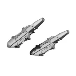 TER-9A triple ejector rack for F-16 (2pcs), 1/48 - Brengun BRL48164