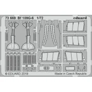 Bf 109G-6 for Tamiya - Eduard Accessories 73669