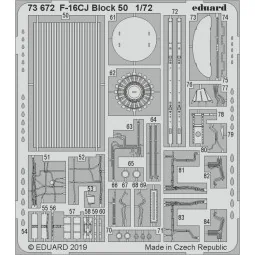 F-16CJ Block 50 for Tamiya - Eduard Accessories 73672