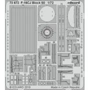 F-16CJ Block 50 for Tamiya, 1/72 - Eduard Accessories 73672