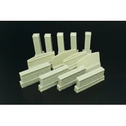 Fence with underpinning, 1/72 - Hauler HLH72133 2