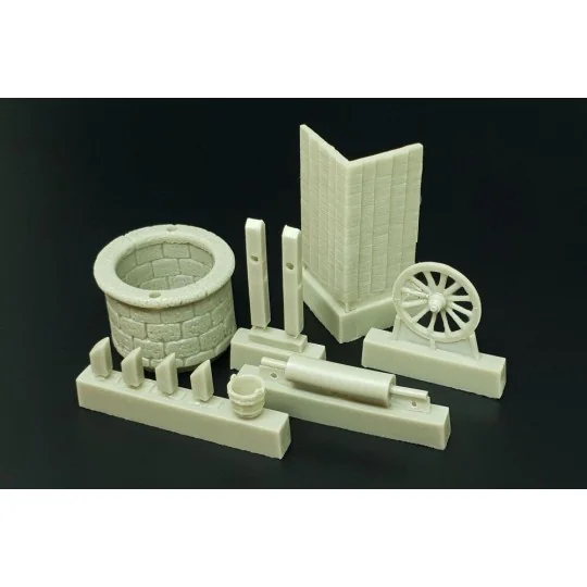 Stone well, 1/48 - Hauler HLF48022