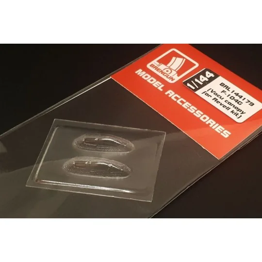 F-104G (Vacu canopy for Revell kit), 1/144 - Brengun BRL144179