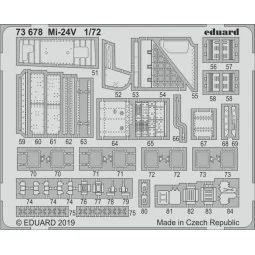 Mi-24V for Zvezda, 1/72 - Eduard Accessories 73678