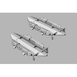 BRU-57 canted Vertical Ejector Rack (2 pcs), 1/48 - Brengun BRL48168 2