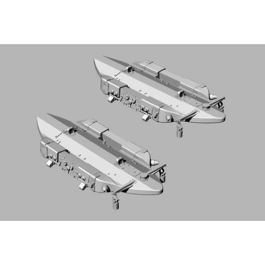BRU-57 canted Vertical Ejector Rack (2 pcs), 1/48 - Brengun BRL48168