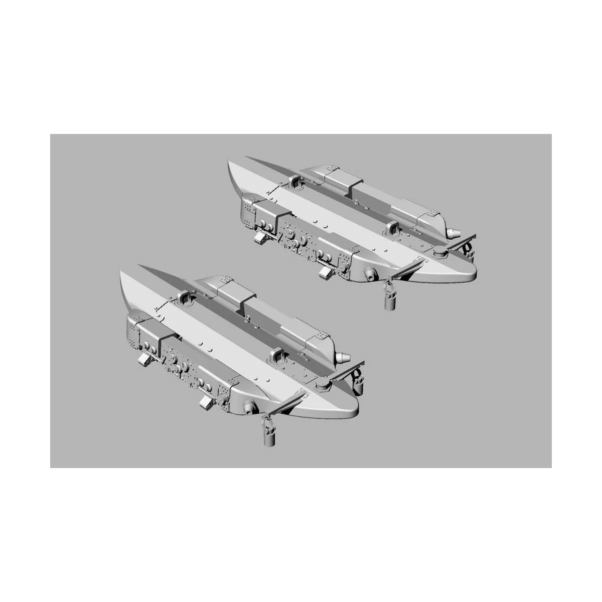 BRU-57 canted Vertical Ejector Rack (2 pcs), 1/48 - Brengun BRL48168
