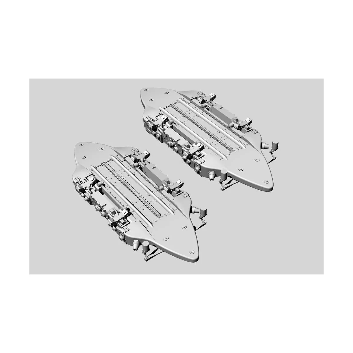 BRU-57 canted Vertical Ejector Rack (2 pcs), 1/48 - Brengun BRL48168