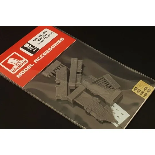 BRU-57 canted Vertical Ejector Rack (2 pcs), 1/48 - Brengun BRL48168