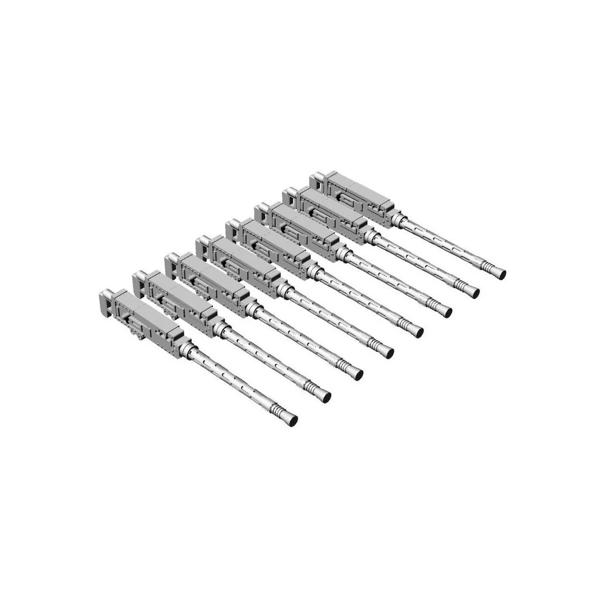 British Browning Mk.II (8pcs), 1/48 - Brengun BRL48170