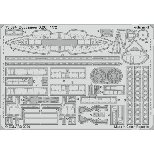 Buccaneer S.2C for Airfix, 1/72 - Eduard Accessories 73694