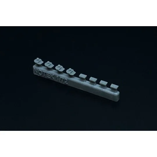 NOTEK lamp for German AFV (4pcs), 1/72 - Hauler HLH72137