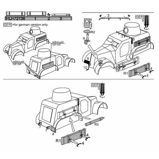 Tatra OA vz.30 (first to fight), 1/72 - Hauler HLH72136