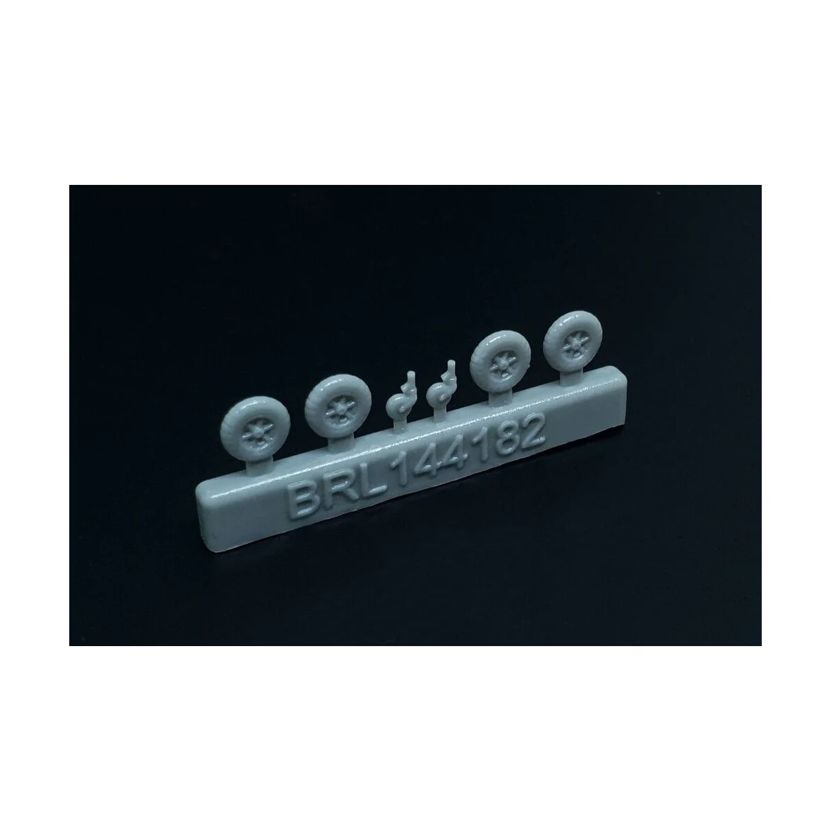 Messerschmitt Bf-109 A-F wheels set (2 sets), 1/144 - Brengun BRL14...