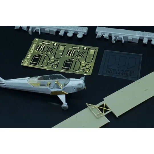 PIPER L4 CUB / GRASSHOOPER (MARK I kit) 2pcs, 1/144 - Brengun BRL14...