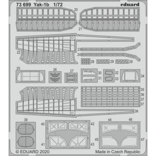 Yak-1b for Arma Hobby, 1/72 - Eduard Accessories 73699