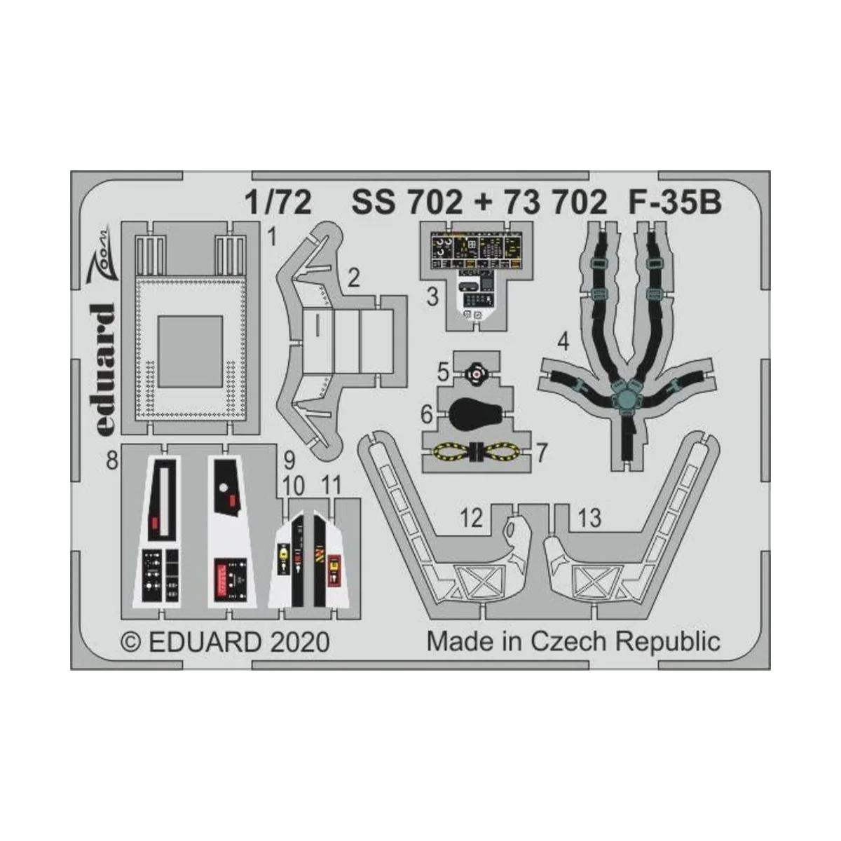 F-35B for Italeri, 1/72 - Eduard Accessories 73702