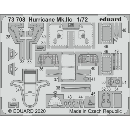 Hurricane Mk.IIc for Arma Hobby - Eduard Accessories 73708
