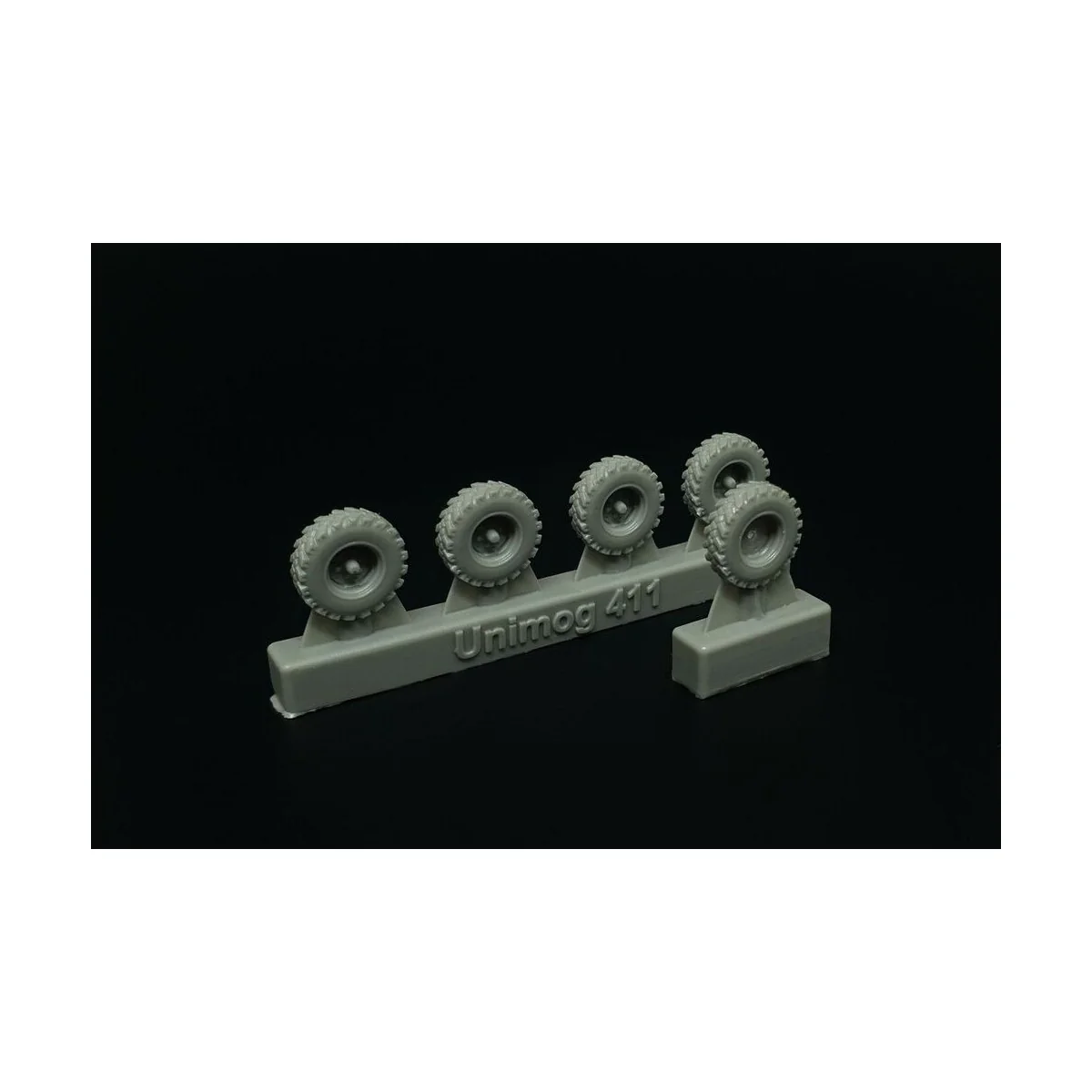 MB Unimog 411 wheels, 1/87 - Hauler HLR87221