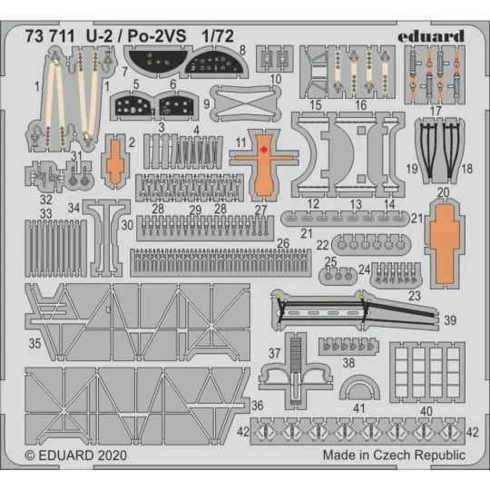 U-2/Po-2VS for ICM, 1/72 - Eduard Accessories 73711