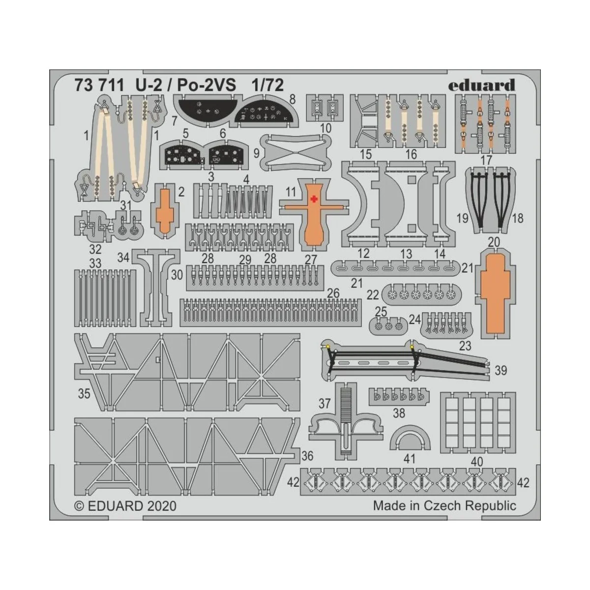 U-2/Po-2VS for ICM - Eduard Accessories 73711