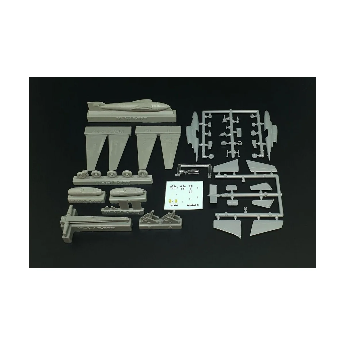 Mistel 5 (He162 A + Arado E-377), 1/144 - Brengun BRS144067