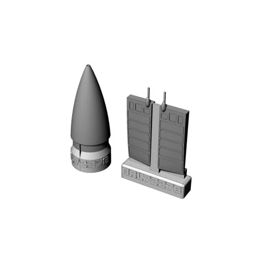 MiG-29A Radome and closed upper jet intakes (Italeri kit), 1/72 - B...