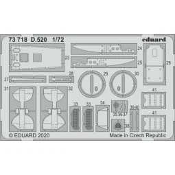 D.520 for Hasegawa, 1/72 - Eduard Accessories 73718