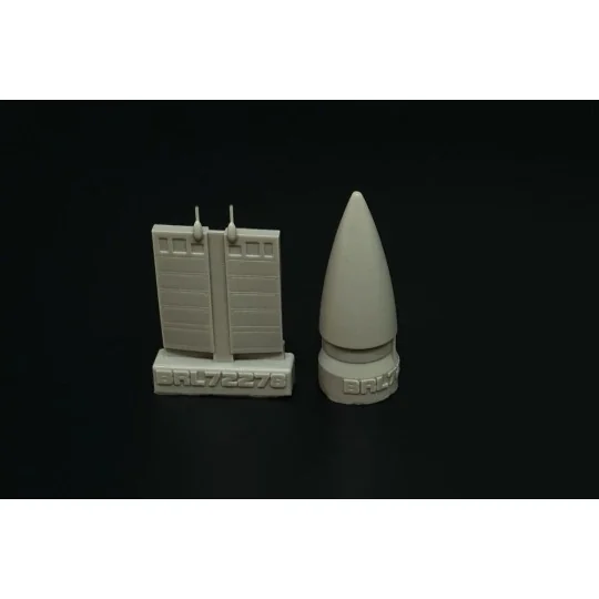 MiG-29A Radome and closed upper jet intakes (Italeri kit), 1/72 - B...