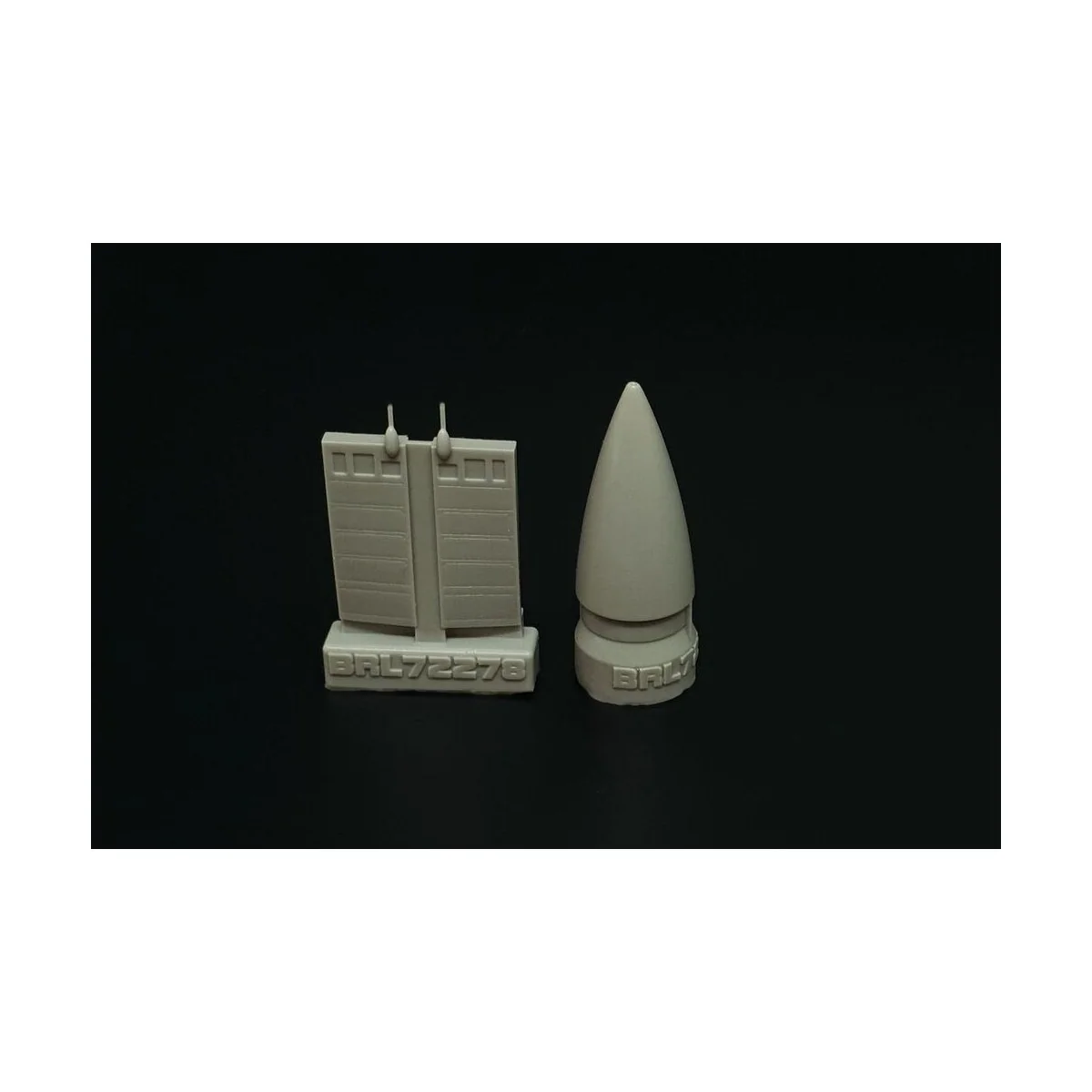 MiG-29A Radome and closed upper jet intakes (Italeri kit), 1/72 - B...