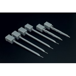 LAU-115 + 2x LAU-127 adapters (two sets), 1/48 - Brengun BRL48175 2